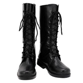 Movie The Suicide Squad (2021) Harley Quinn Black Cosplay Shoes Boots Accessory Halloween Props